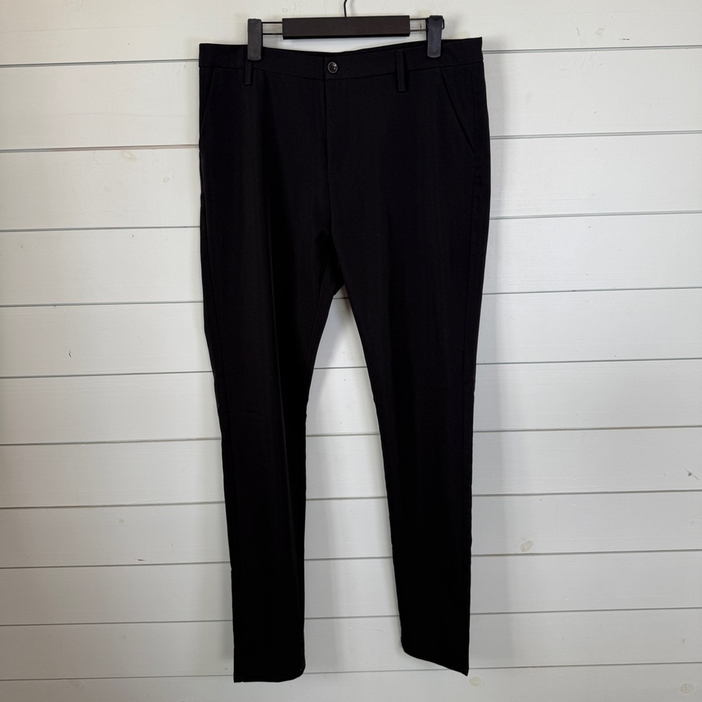 Plaid & Plain black dress pants men's size 32 X 32‎